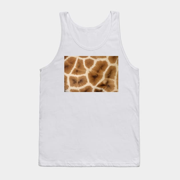 Rothschild's Giraffe Hide Tank Top by Carole-Anne